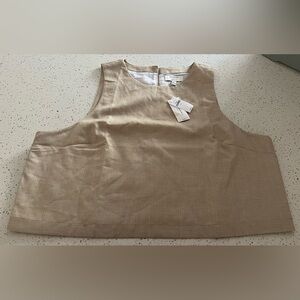BANANA REPUBLIC Linen Blend Sleeveless Top - Size XL